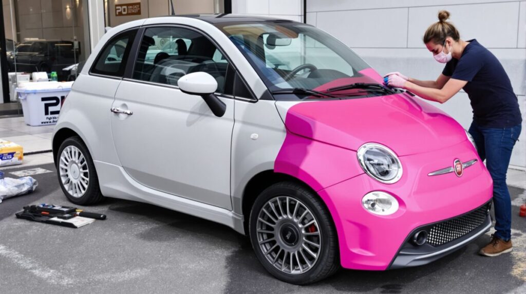covering Fiat 500