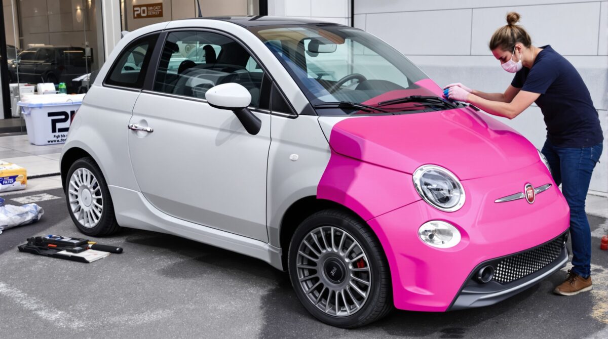 covering Fiat 500