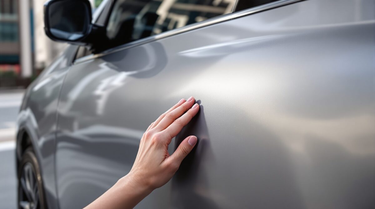 covering gris satiné