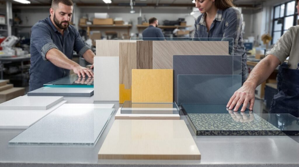 flocage sur des supports rigides